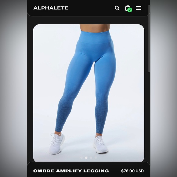 Alphalete ombré leggings - Picture 2 of 5